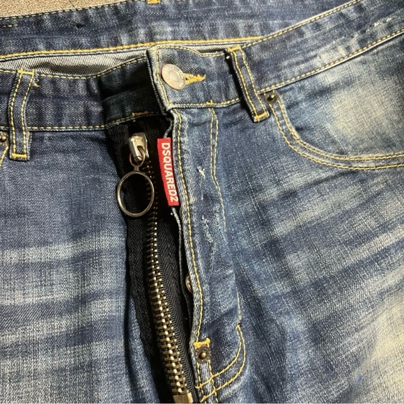 DSQUARED2 Men's Blue Jeans Authentic - Picture 7 of 12